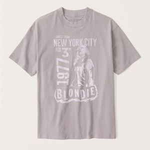 Oversized Boyfriend Blondie Band Tee